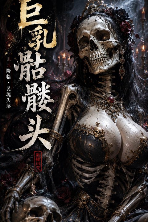 巨乳骷髅头海报