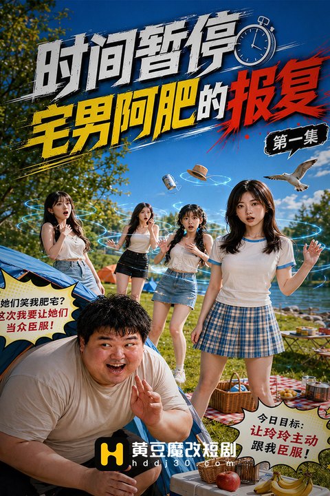 时间暂停，宅男阿肥的报复海报