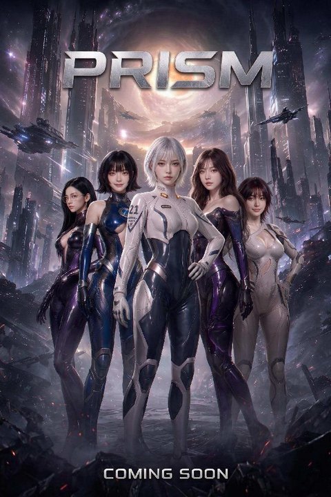 魔盗女团 未来科幻女团盗窃海报