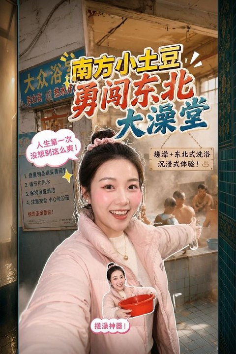 南方小土豆勇闯男汤 娇小佳人误入私密男汤温泉上演热辣碰撞海报