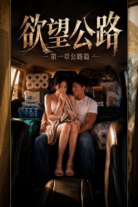 欲望公路 绝色辣妹公路狂飙密闭车厢干柴烈火海报