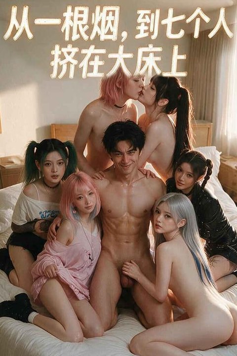 从一根烟到七个人挤在大床上 借烟激活返还系统暴富醒来被七个妹子挤爆床海报