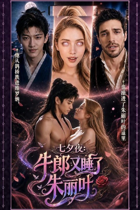 七夕夜牛郎又操了朱丽叶 牛郎误闯朱丽叶闺房浴室水花四溅大欢唤海报