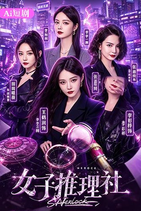 AI魔改 女子推理社上 戚薇携手张雨绮田曦薇激情破案反差惊艳海报