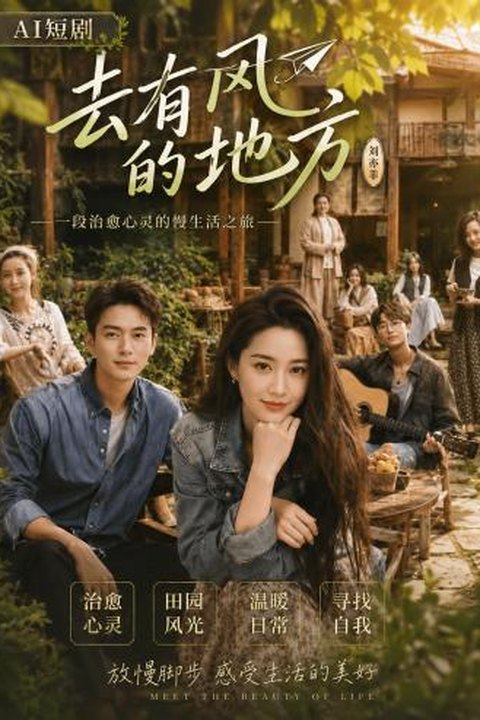 AI魔改 去有风的地方 刘亦菲领衔风尚魅力 国民女神反差激情上演海报